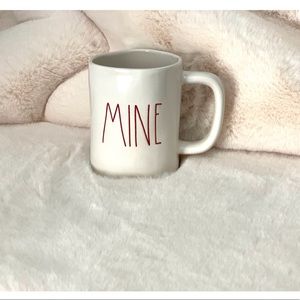 Rae Dunn  MINE w/ Red Lettering Mug